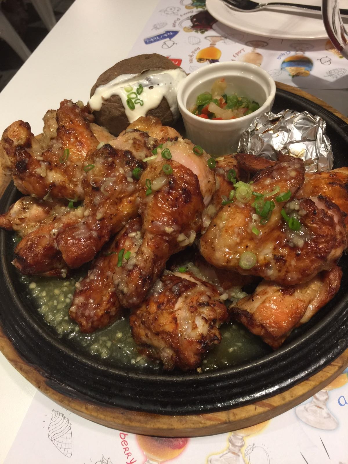 Chir Chir Garlic Roasted Chicken 蒜香味烤鸡