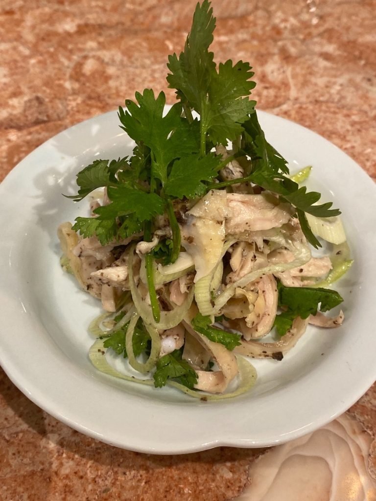 Shaved Truffle in Shredded Chicken 黑松露鸡